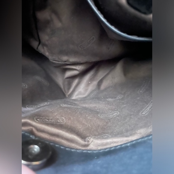 COA Coach Black Mercer Nylon Vintage Shoulder Bag 7412 - Picture 8 of 14